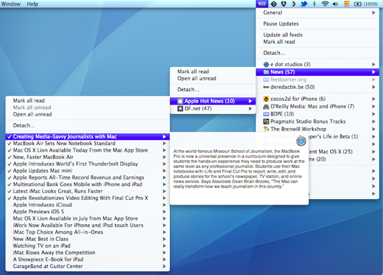 rss viewer mac os