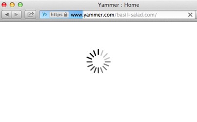 Yammer Loading Screen