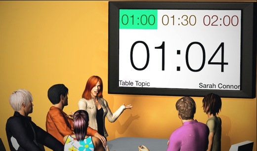 Speech Timer Projection
