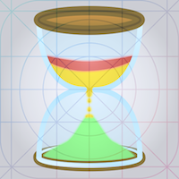 Speech timer 2 Icon rev 7 grid overlay