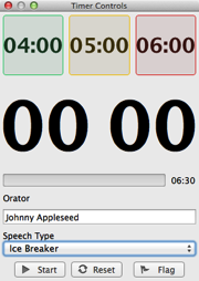 Timer Control Window